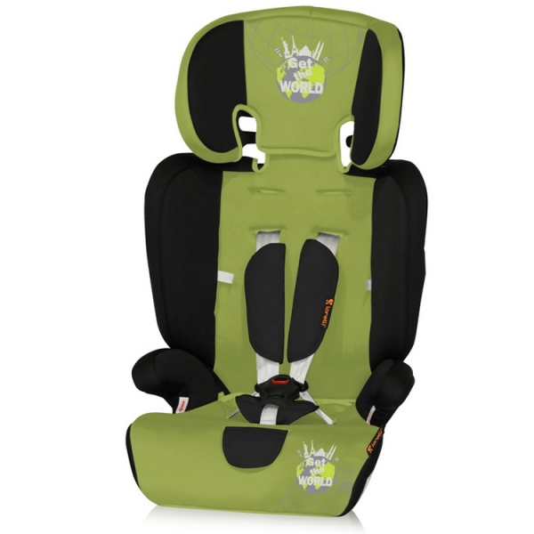 Автокресло Bertoni MARANELLO (black&green the world)